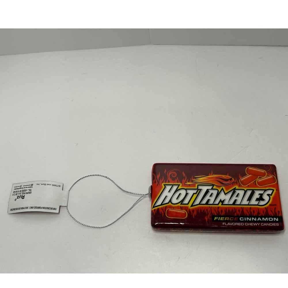 Hot‎ Tamales Fierce Cinnamon Candy Box Christmas Ornament Ruz Decor Rare